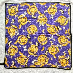 Versace scarf Cotton women bag purse hair head neck tops Perfume Italy jacket